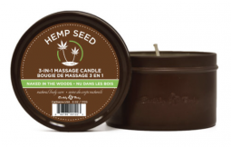 Hemp Seed Oil Massage Candle - Naked in the Woods